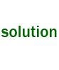 solution